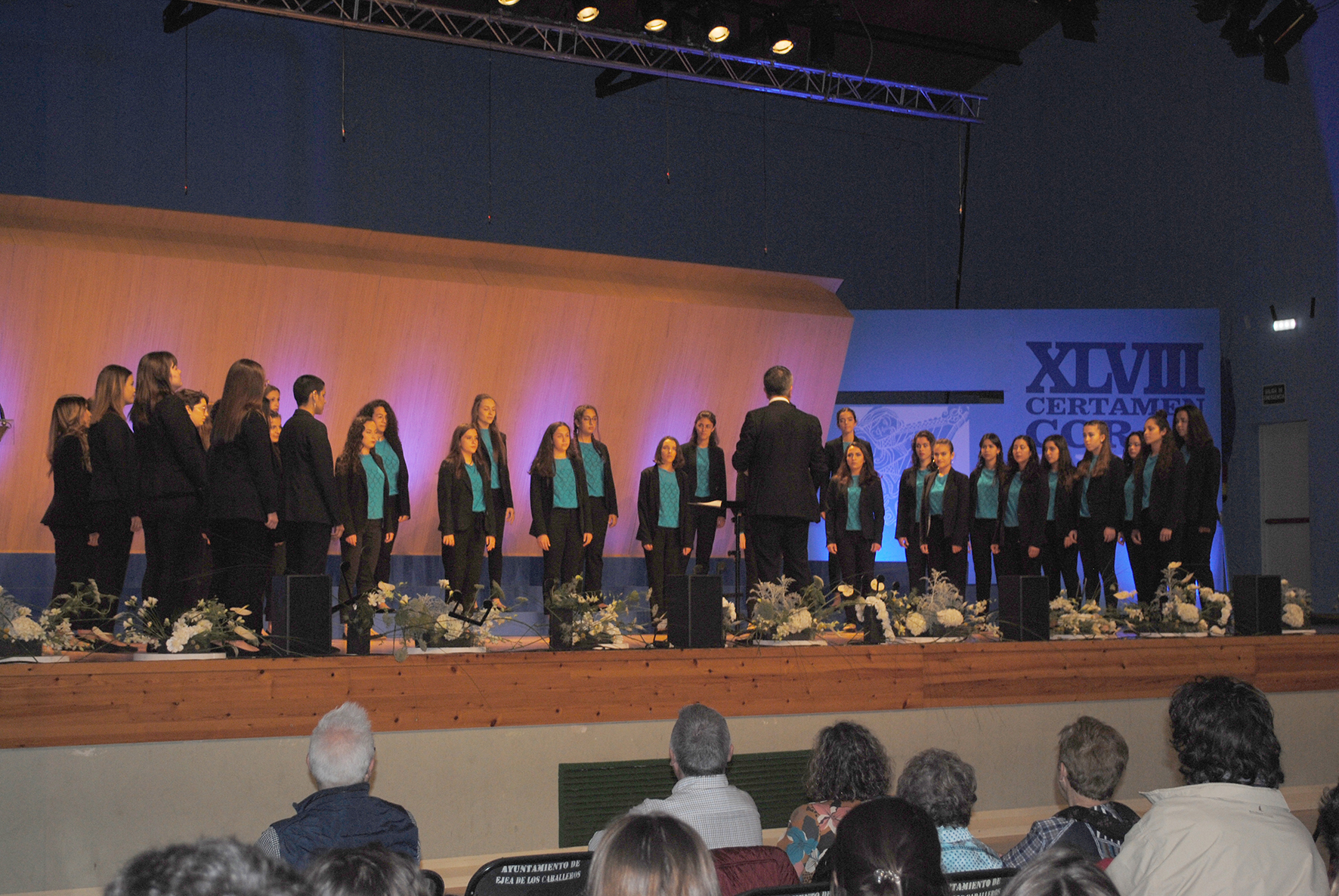 El Coro del Conservatorio de Tenerife, ganadores del XLVIII Certamen Coral de Ejea